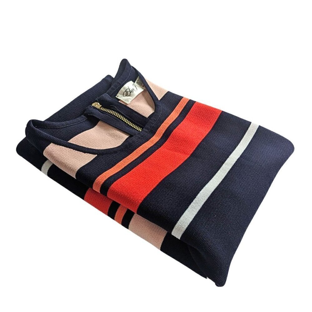 NWOT ELIZA J Red Navy Bayadere Stripe Tank Sweater Dress SIZE XLP - Picture 8 of 8